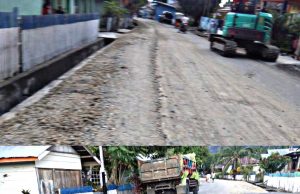 Proyek Jalan Kotabunan Tebar Debu, ISPA Hantui Warga.