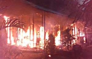 Rumah di Bulawan Satu Ludes Dilalap Si Jago Merah.
