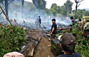 Rumah Warga Bongkudai Baru Ludes Terbakar.