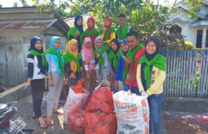 Gelar Bakti Sosial, SMK Negeri 1 Kotabunan Dapat Perhatian Pemerintah Desa.