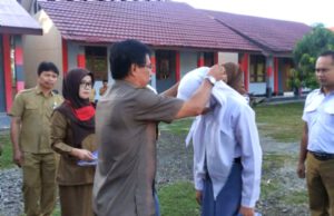 Landjar Resmi Buka Pelaksanaan UNBK Boltim di SMKN 1 Tutuyan
