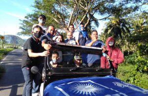 Desa Buyat Jadi Titik Kumpul Ribuan Pendukung Amalia Landjar-Uyun Pangalima