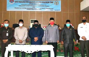 DPRD Boltim Gelar Paripurna Penandatanganan KUPA PPAS Tahun 2020