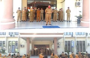 Apel Pagi Pemda, PjS Bupati Boltim Tekankan Serapan Anggaran dan Penanganan Covid