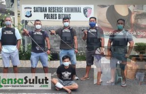 Residivis Pelaku Pembacokan di Terminal Bitung Berhasil Diringkus Tim Resmob