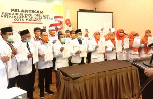 Ini Kepengurusan Lengkap DPD PKS Manado Yang Baru Dilantik Periode 2020-2025