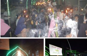 Camat Kotabunan Apresiasi ke Rahman Salehe Saat Lepas Taptu Pawai Obor