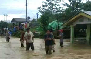 Kerja Balai Sungai Sulut Lambat, Desa Motongkad Kembali Diterjang Banjir.