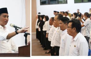 Bupati Lantik Para Pejabat Eselon III Di Lingkup Pemkab Boltim