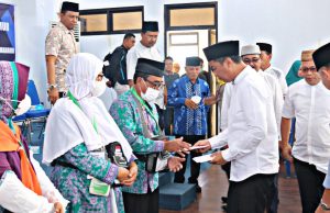 Pesan Bupati Sachrul Saat Melepas 14 Jamaah Calon Haji Boltim