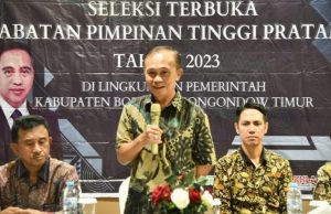 JPTP Lakukan Uji Kompetensi Jabatan Kepada Calon Kepala Disperindagkop Boltim