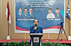 Ashabul Kahfi Terpilih Ketua PAN Sulut, Musywil Berlangsung Penuh Semangat Konsolidasi