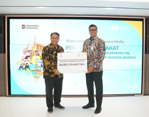 BSI Jadi Pembayar Zakat Terbesar, Salurkan 289 Miliar ke BAZNAS untuk Penguatan Ekonomi Umat