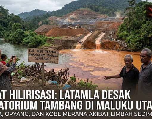 LATAMLA Desak Moratorium Tambang di Maluku Utara, Soroti Kerusakan Sungai di Halmahera
