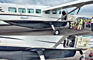 Susi Air Rute Manado – Melonguane Kembali ke Bandara Sam Ratulangi Akibat Cuaca Buruk, Seluruh Penumpang Selamat