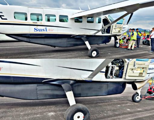 Susi Air Rute Manado – Melonguane Kembali ke Bandara Sam Ratulangi Akibat Cuaca Buruk, Seluruh Penumpang Selamat