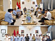 Donal Pakuku Pimpin BKPRMI Sulut Silaturahmi Dengan Gubernur Yulius Selvanus