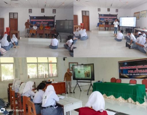 PWI Boltim dan PT ASA Bekali Siswa SMA-SMK dengan Dasar Jurnalistik