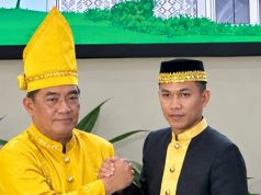 Sah,, Gubernur Serahkan SK Plt Bupati Bolaang Mongondow Utara kepada Aditya Pontoh