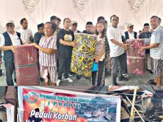 PORDI Sulut, PORDI Manado dan Indofoam Salurkan Bantuan bagi Korban Kebakaran Sindulang